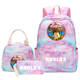 Roblox Schoolbag Backpack Lunch Bag Pencil Case 3pcs Set for Students